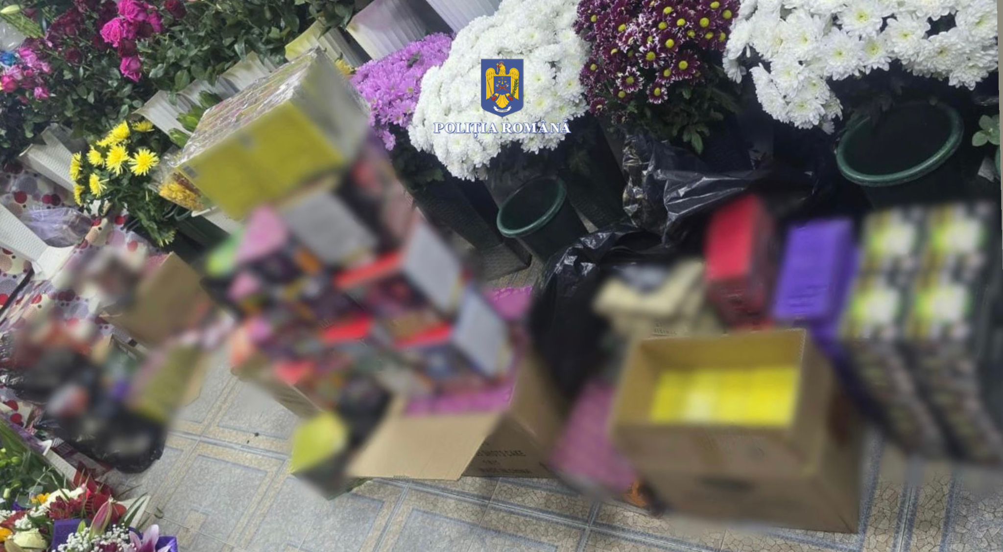 600 kg de articole pirotehnice confiscate