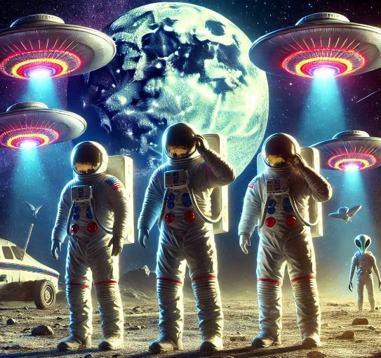 Astronautul dezvăluie fiinţe misterioase pe Lună