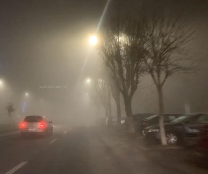 Atenție! Ceată în dimineața aceasta