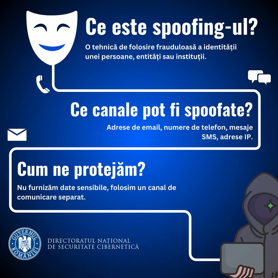 Atenție la Spoofing și fraudele online