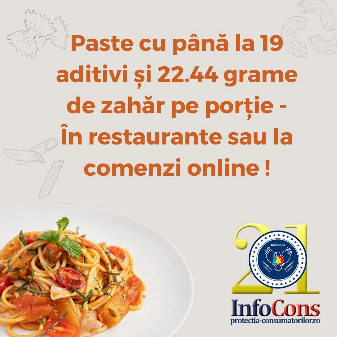 Avertisment despre pastele din restaurante