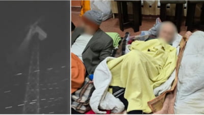Bătrâni evacuați din cămin noaptea