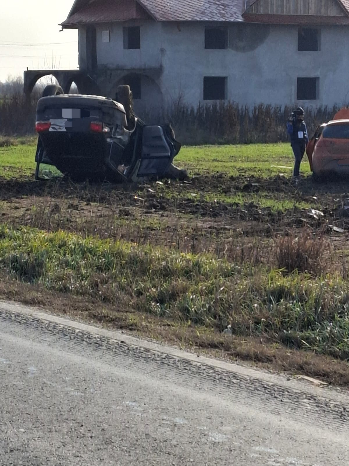 Coliziune în lanț la Băleni