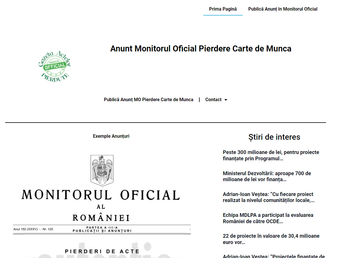 Importanța cărții de muncă