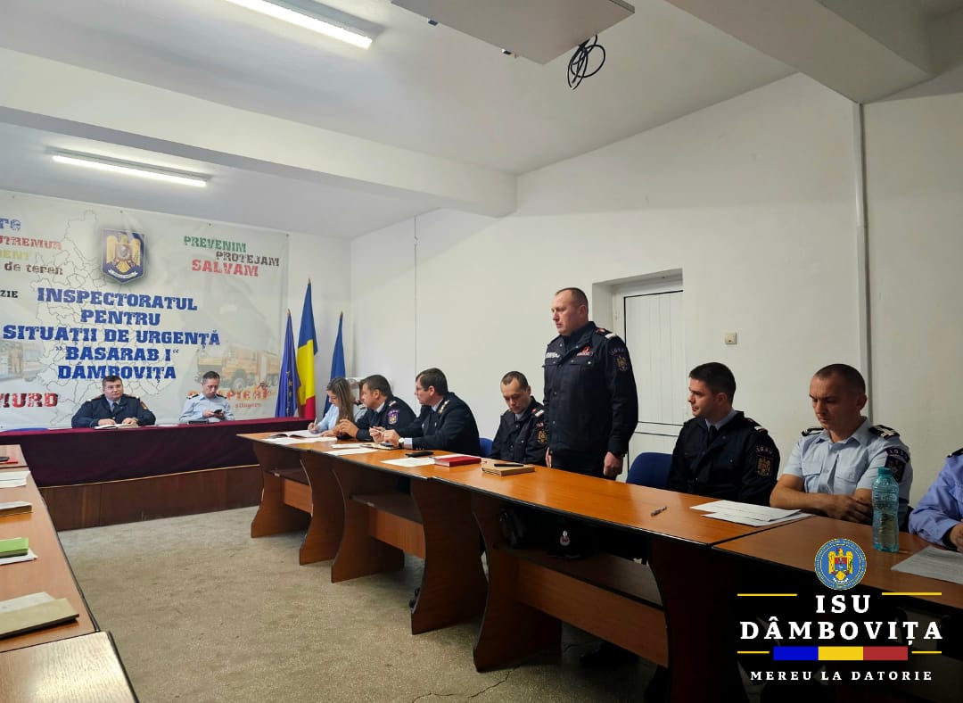 ISU Dâmbovița a sărbătorit avansările