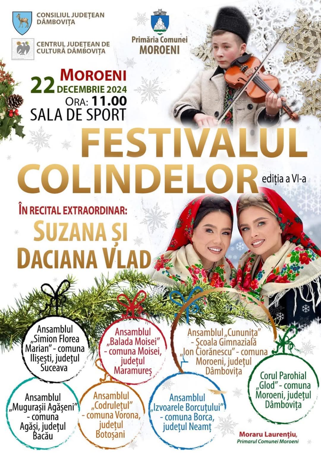 Moroeni sărbătorește Festivalul Colindelor
