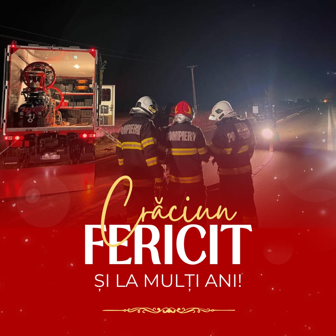 Sărbători de iarnă în siguranță pentru cetățeni