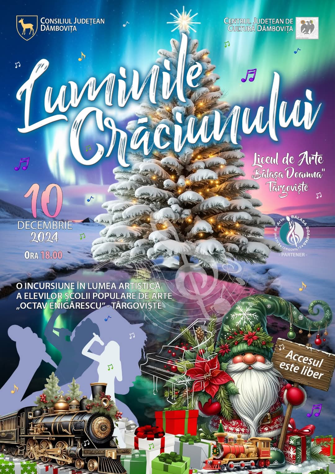 Spectacolul „Luminile Crăciunului”