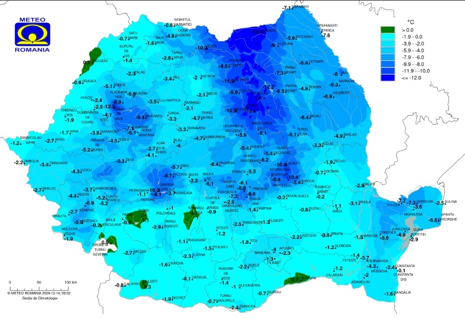 Vreme capricioasă: ploi și ninsori azi