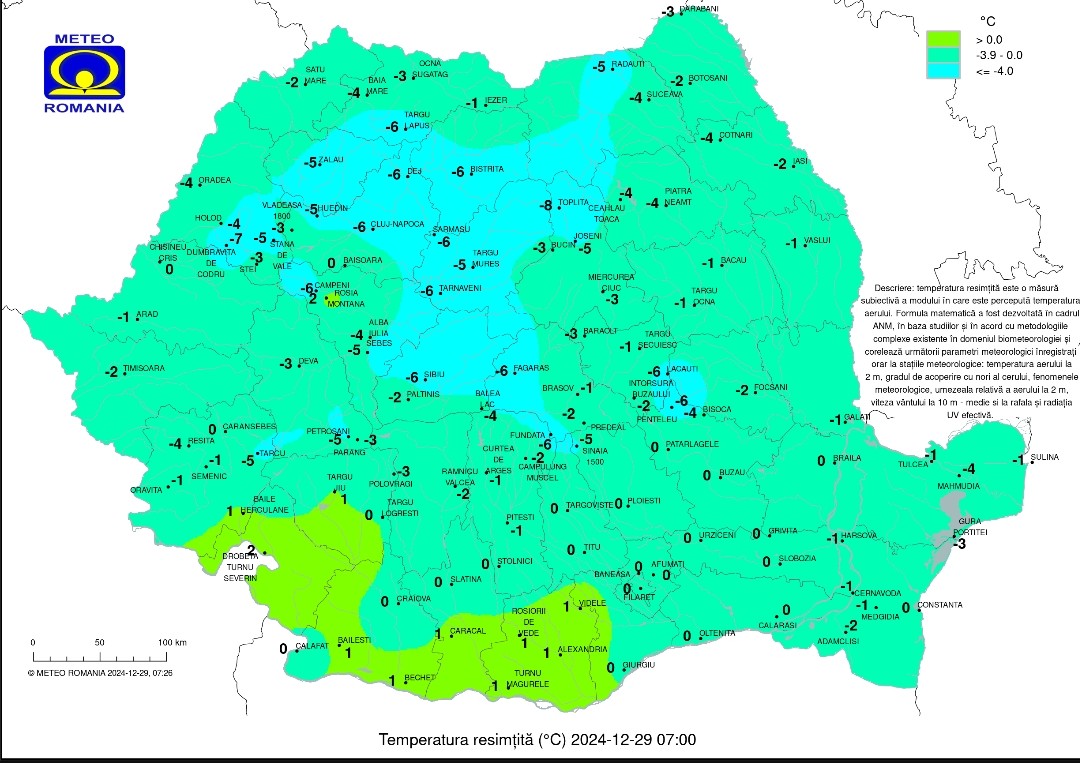 Vreme Rece, polei și ceață persistentă