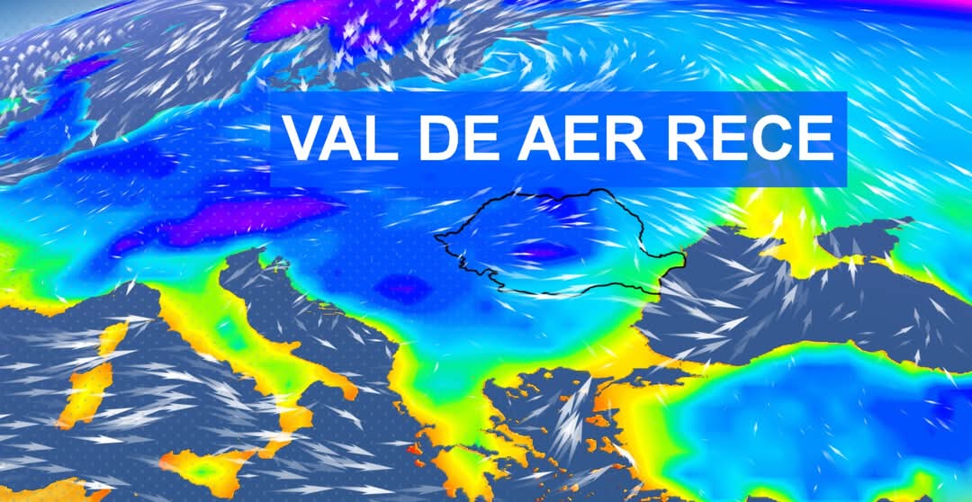 Alertă meteo: Răcire și vânt Puternic