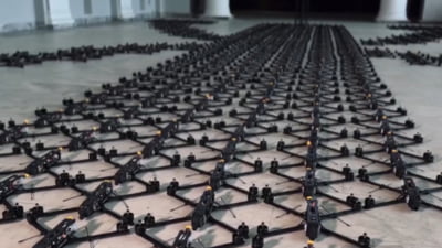 Atac masiv cu drone împotriva Rusiei