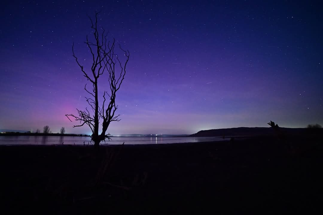 Aurora Boreală pe Barajul Vârșolț