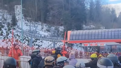 Bătaie la telegondola din Poiana Brașov