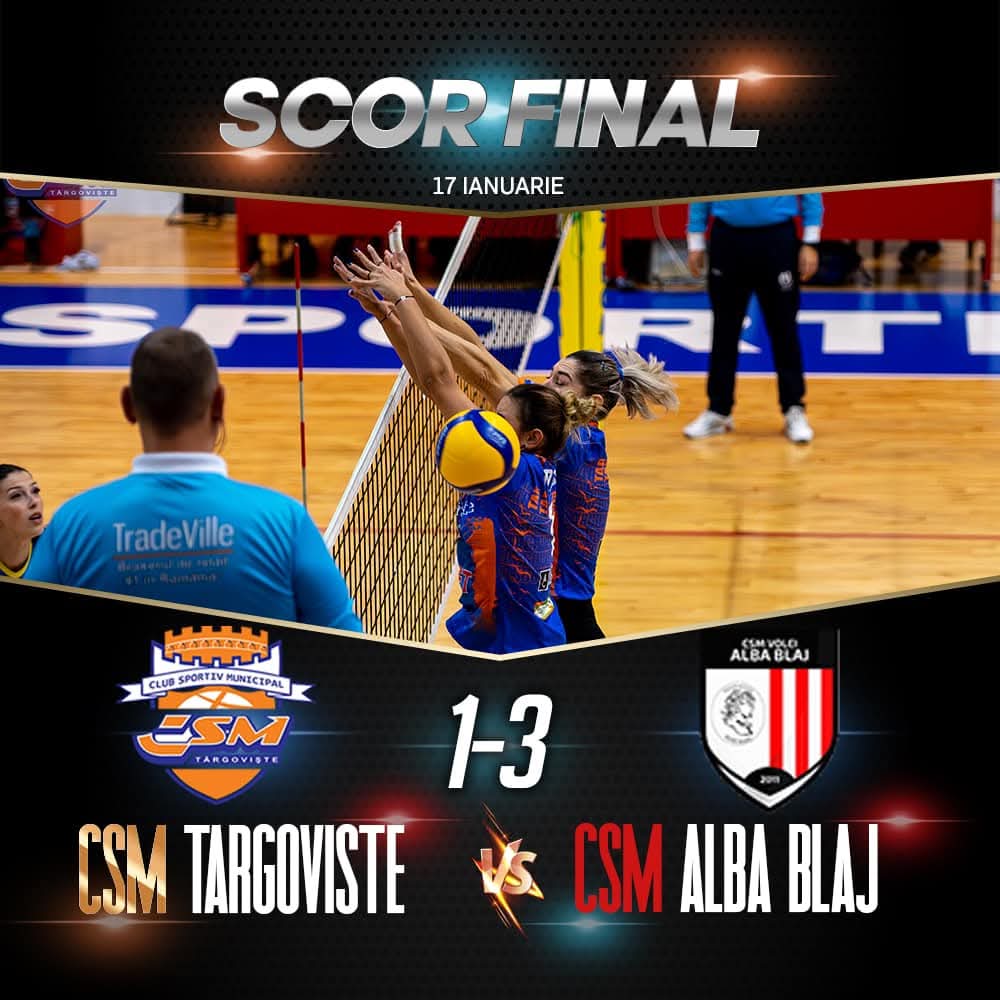 CSM Târgoviște pierde acasă cu Alba Blaj