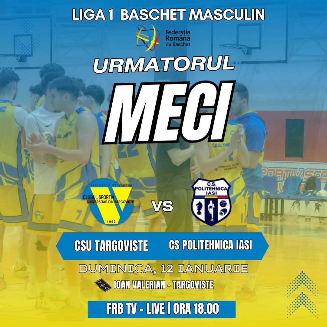 Meci intens în Liga 1 baschet masculin