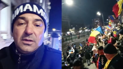 Proteste: Fostul soț al Dianei strigă în stradă