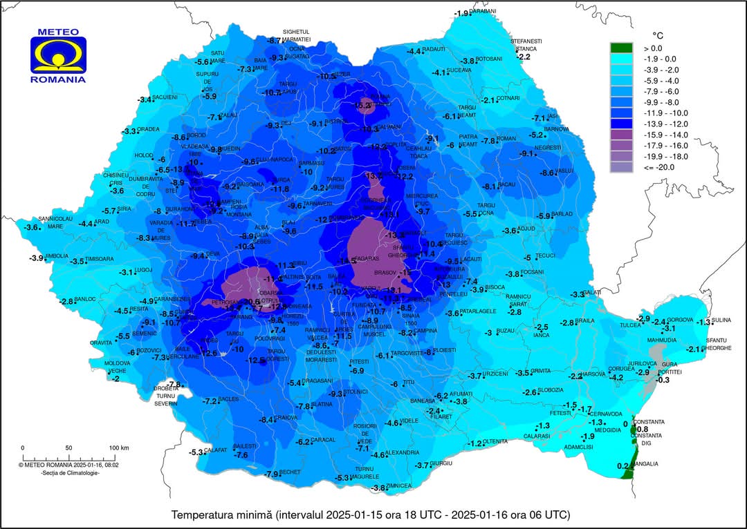 România, mai răcoros decât Norvegia și Suedia