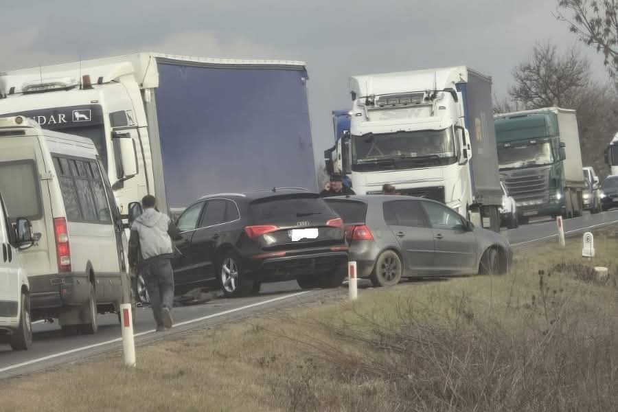 Șoferiță beată, accident în lanț