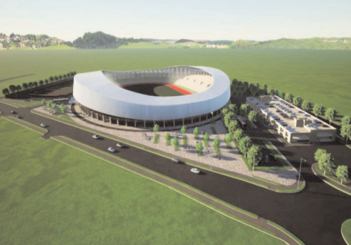 Stadion de milioane pentru o echipă mică