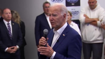 Vânătaie pe mâna lui Biden stârnește speculații
