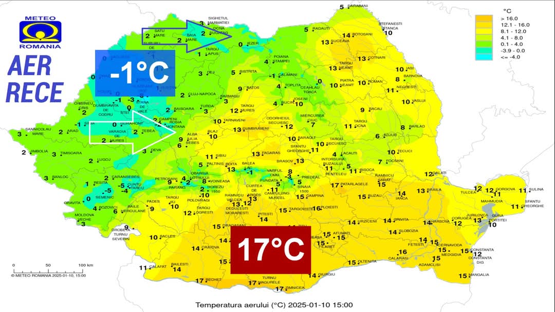 Vremea din România: surprize și diferențe