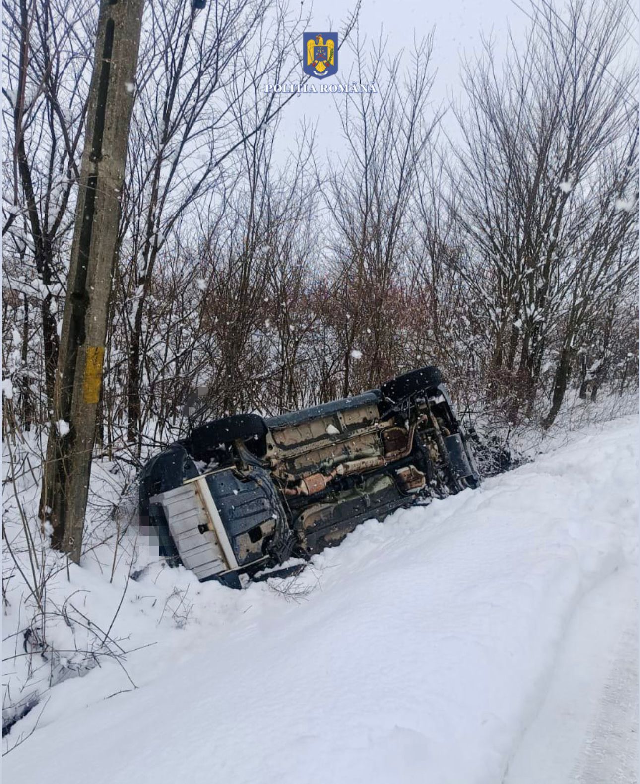Accident rutier în satul Udrești