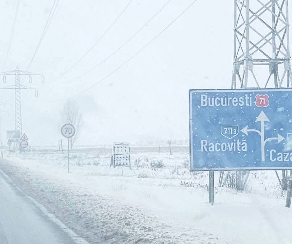 Atenționare pentru șoferi: condiții meteo dificile