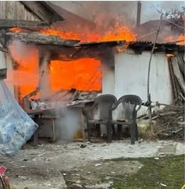 Bărbat mort într-un incendiu în Dâmbovița
