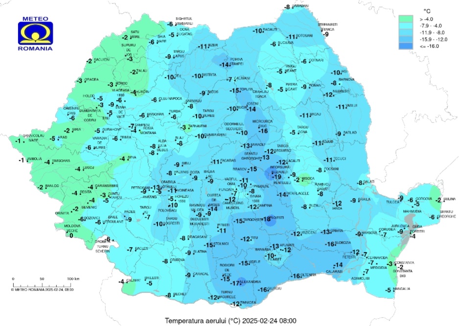 Dragobete cu -15 grade la Târgoviște
