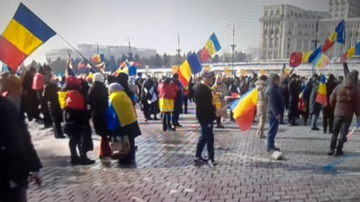 Incident la protestul suveraniștilor