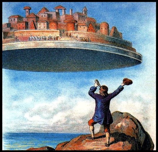 Insulă zburătoare cu magneţi: fantezie sau certitudine?