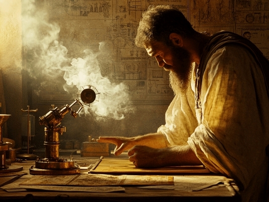 Inventatorul grec antic: mașina cu aburi înainte de revoluția industrială