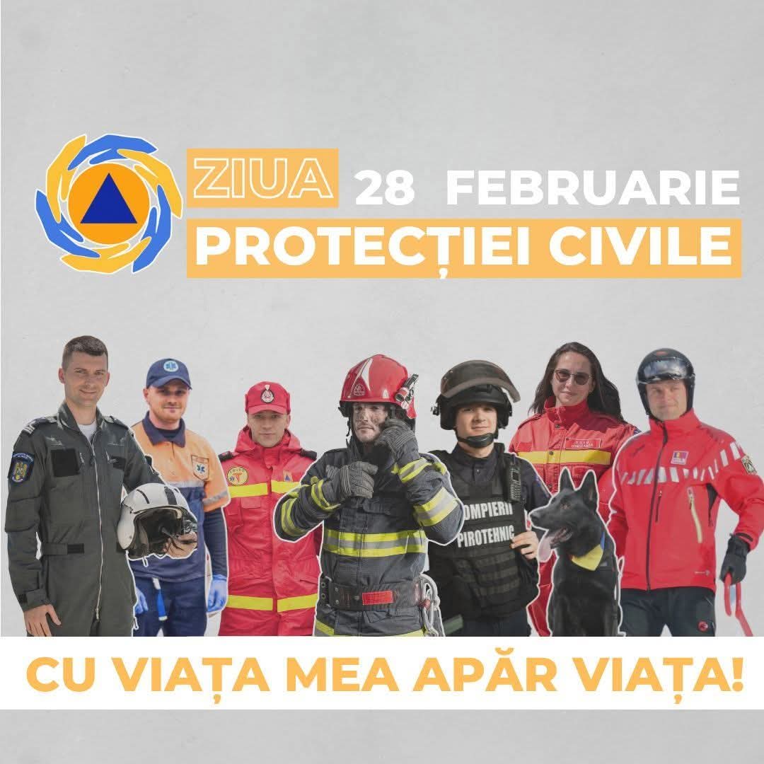 ISU sărbătorește 92 de ani de Protecție Civilă
