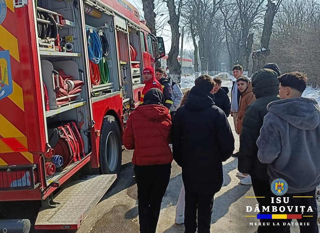 Lecții de siguranță pentru elevi în județ