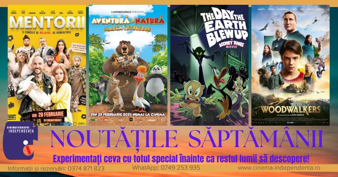 Magie cinematografică la Cinema Independența