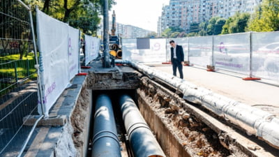 Nicușor Dan: 73 km de conducte în 1 an