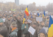 Silvicultorii protestează la Ministerul Mediului