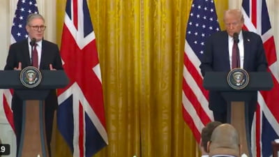 Trump îl întrerupe pe premierul britanic