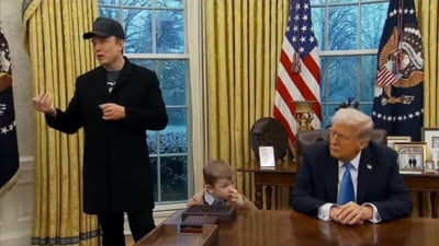 Trump, ridiculizat de fiul lui Musk în Oval