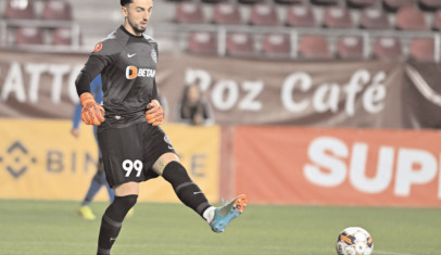 Andrei Vlad a rămas gol echipament
