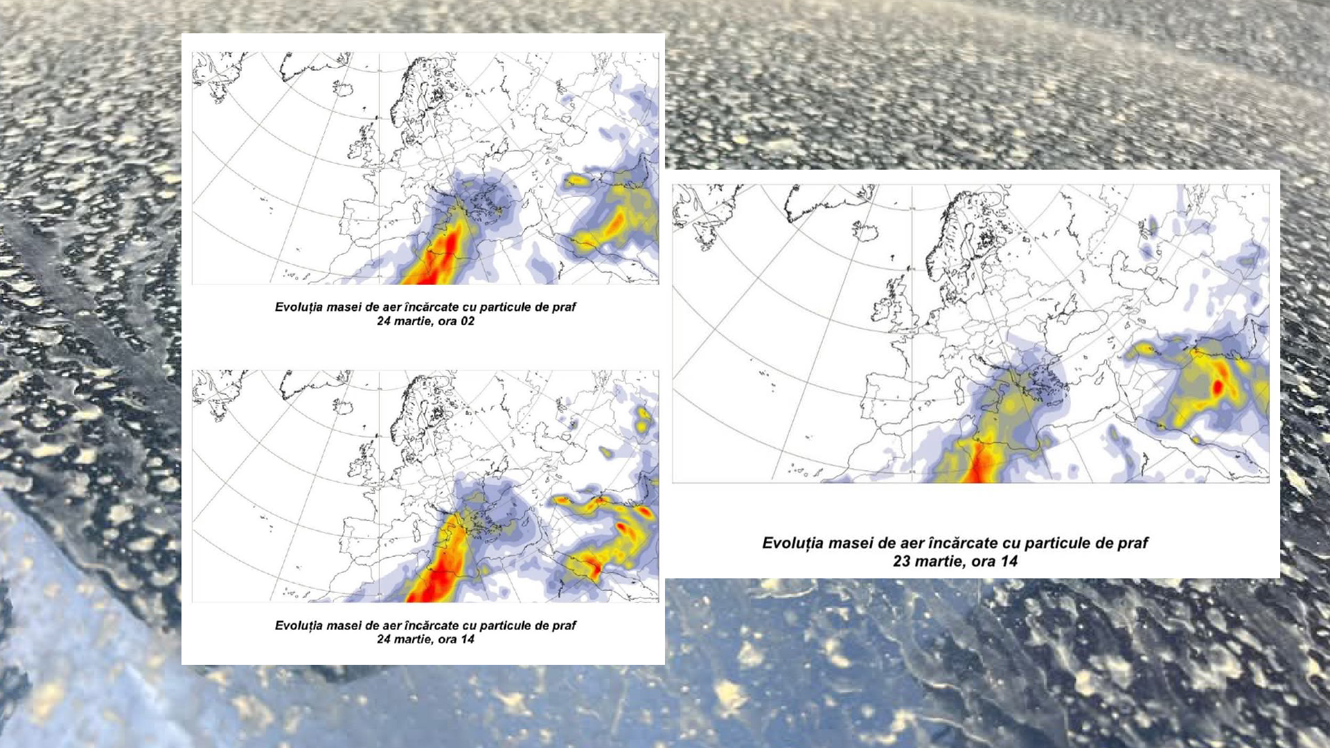 Atenționare ANM: Praful saharian în sud