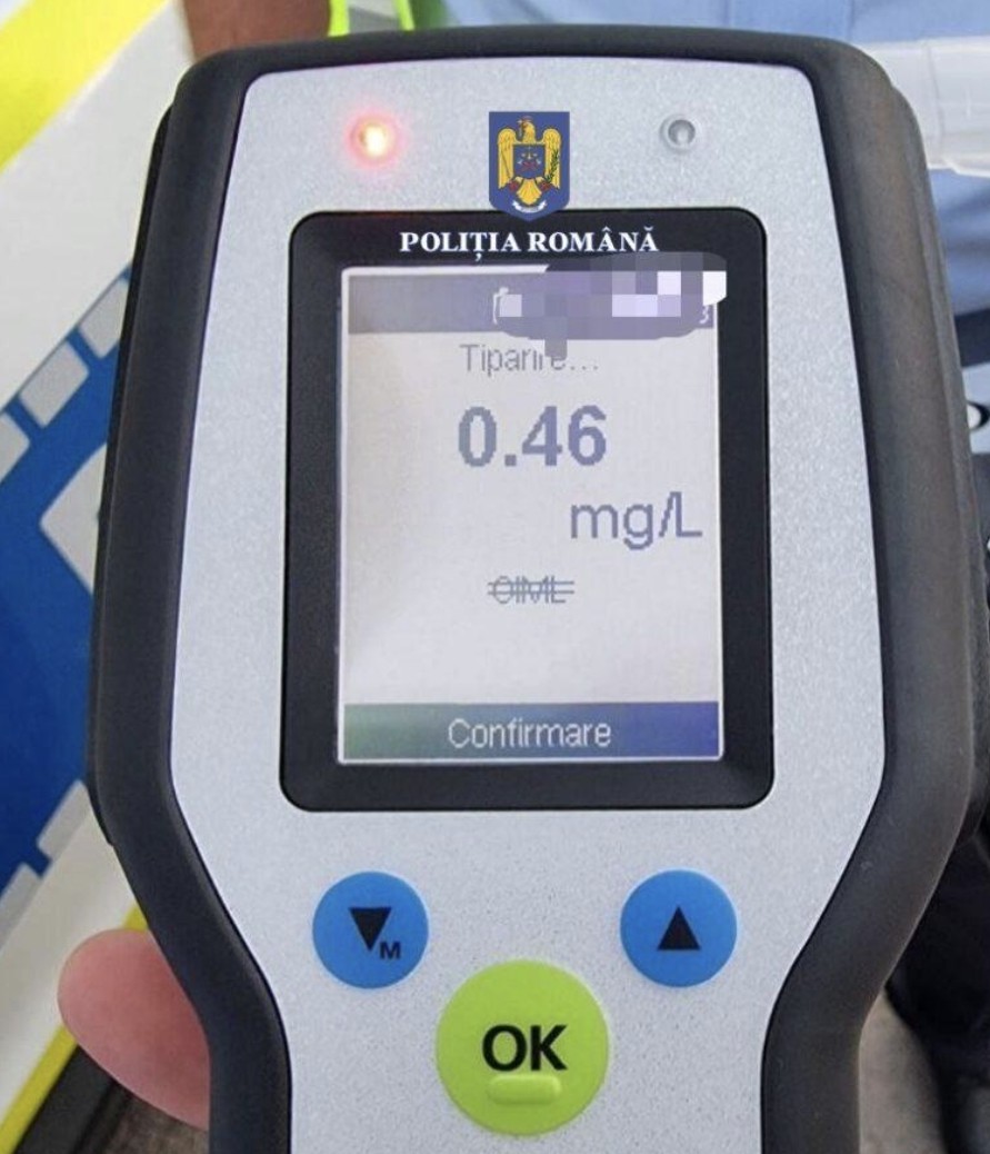 Conducător auto prins băut la volan