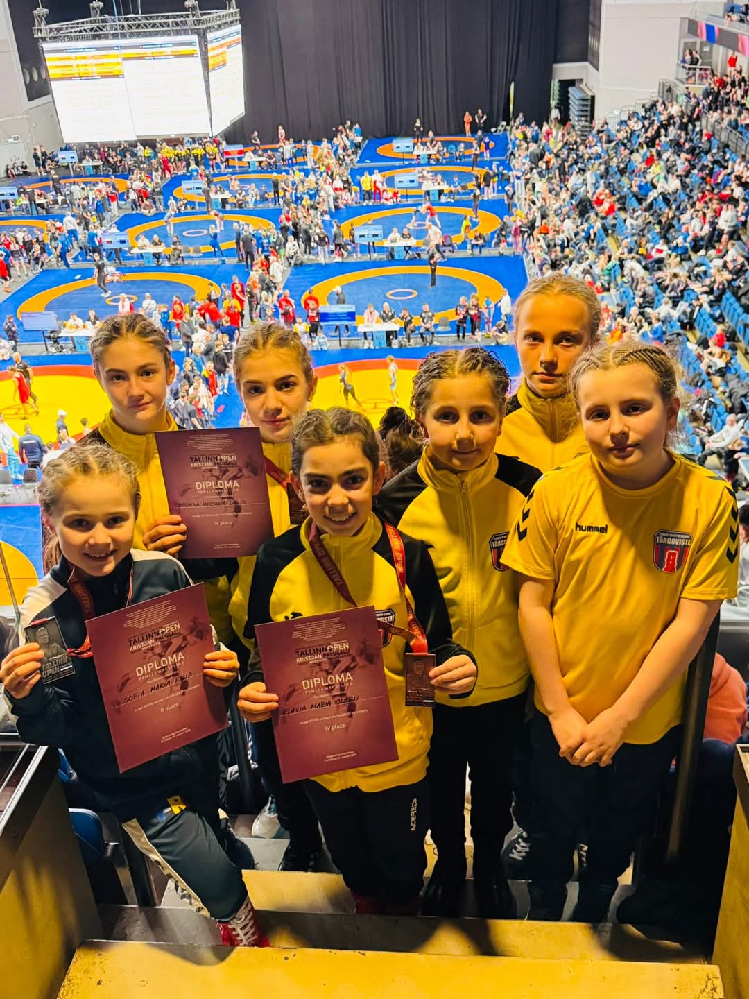 CSȘ Târgoviște: 3 medalii la lupte feminine