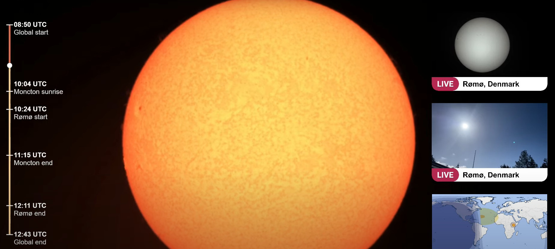 Eclipsă parțială de Soare astăzi!