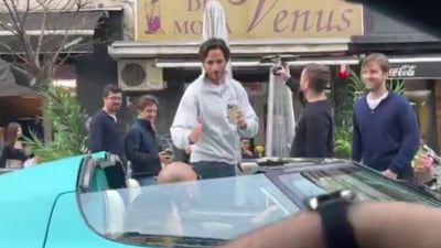 Frații Tate, primire spectaculoasă în București