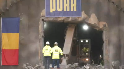 Galerie de tunel pe A1 Sibiu-Pitești: stadiu