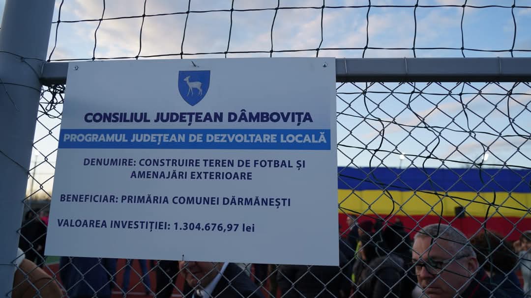 Inaugurare bază sportivă la Dărmănești