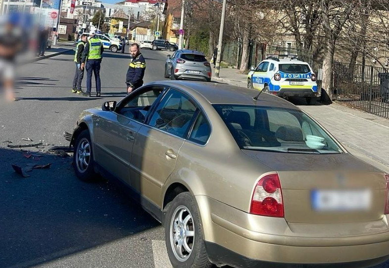 Motociclist rănit într-o coliziune în Târgoviște