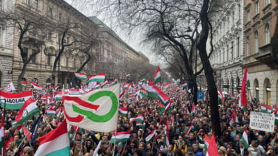 Proteste masive la Budapesta împotriva lui Orban